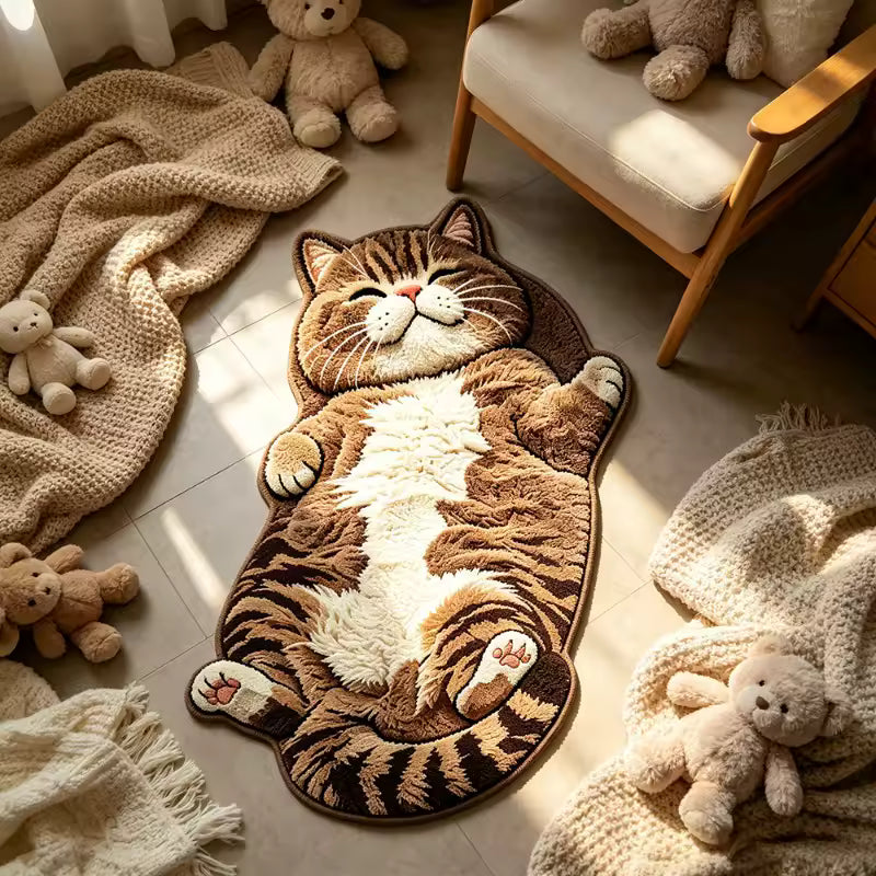 Alfombra de gatito suave